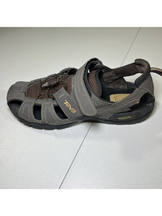 TEVA Forebay Fisherman Hiking Sandals Men 14 ShocPad Hook & Loop Adjustable Shoe main image 12